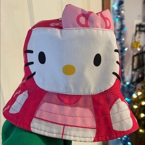 Hello Kitty Red and White Bucket Hat